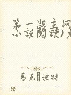 第一版主网(在小说阅读)免费阅读封面