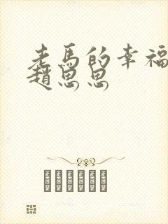 老马的幸福生活赵思思