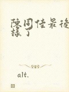 陈同佳最后怎么样了