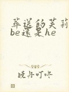 葬送的芙莉莲是be还是he