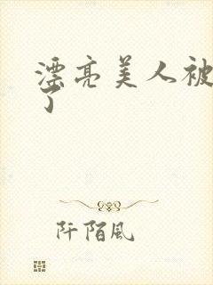漂亮美人被玩坏了封面