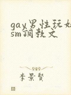 gay男性玩奴sm调教文