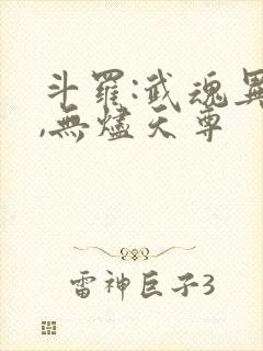 斗罗:武魂异火,无烬天尊封面