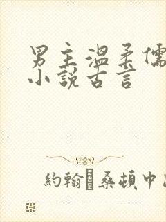 男主温柔儒雅的小说古言