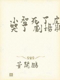 小智死了皮卡丘哭了 剧场版封面