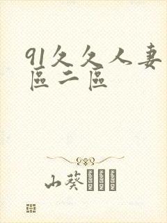 91久久人妻一区二区
