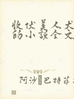 收伏美人犬黄蓉的小说全文免费阅读