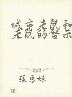 城市老鼠和乡下老鼠的启示