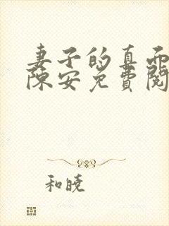 妻子的真面小说陈安免费阅读