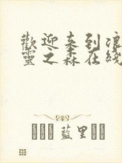 欢迎来到浪荡精灵之森在线观看