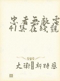 忠者无敌电视剧41集在线观看免费