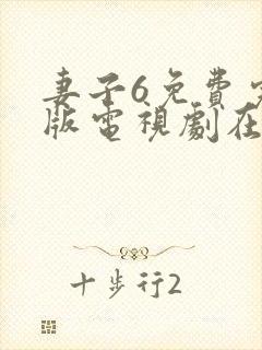 妻子6免费完整版电视剧在线看