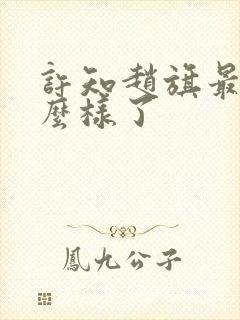 许知赵旗最后怎么样了封面