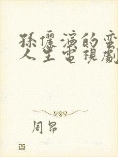 孙俪演的蛮好的人生电视剧免费观看