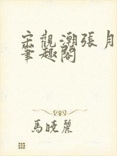 宋观潮张月正版笔趣阁