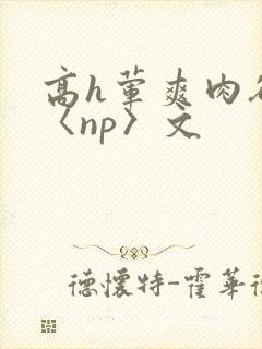高h荤爽肉欲文〈np〉文