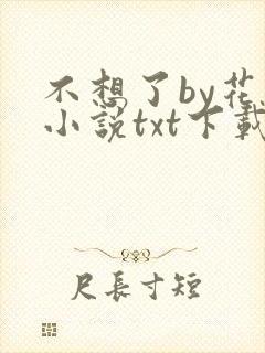 不想了by花卷小说txt下载