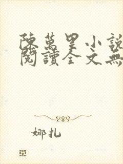 陈万里小说免费阅读全文无弹窗封面