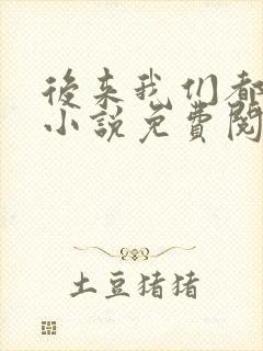 后来我们都哭了小说免费阅读全文