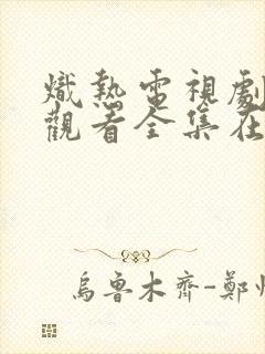 炽热电视剧免费观看全集在线播放