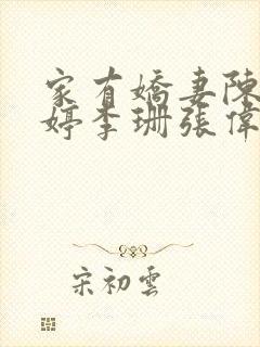 家有娇妻陈倩陈婷李珊张伟封面