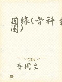 因缘(骨科 校园)