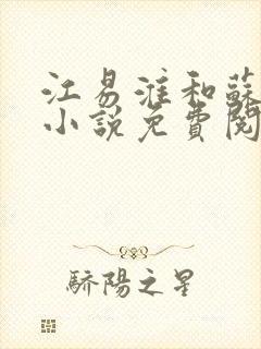 江易淮和苏雨眠小说免费阅读