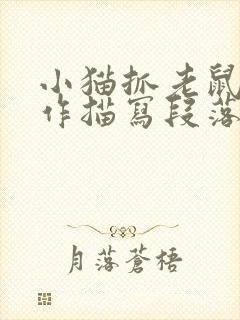 小猫抓老鼠的动作描写段落