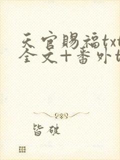 天官赐福txt全文+番外txt下载