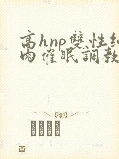 高hnp双性纯肉催眠调教