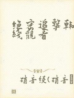 绝密追击韩国在线观看