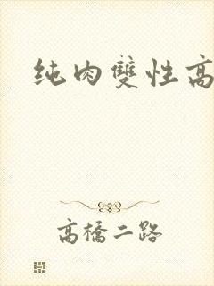 纯肉双性高h