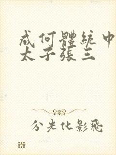 成何体统中的小太子张三