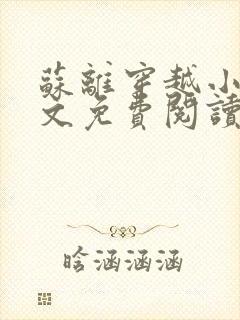 苏离穿越小说全文免费阅读邪王妃