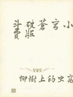 斗破苍穹小说免费版