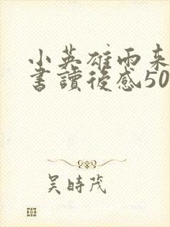 小英雄雨来这本书读后感500字