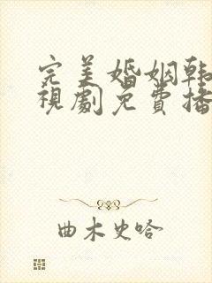 完美婚姻韩剧电视剧免费播放全集