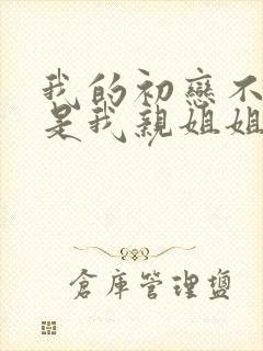 我的初恋不可能是我亲姐姐封面