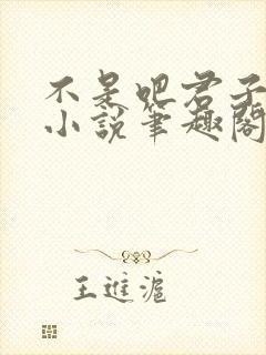 不是吧君子也防小说笔趣阁封面