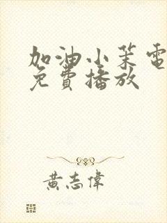 加油小茉电视剧免费播放