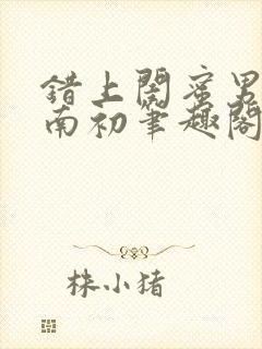 错上闺蜜男友沈南初笔趣阁封面