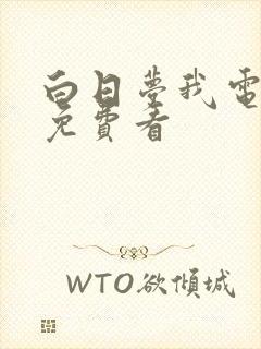 白日梦我电视剧免费看封面