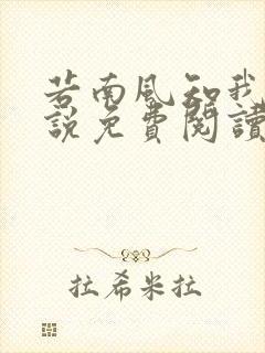 若南风知我意小说免费阅读无弹窗