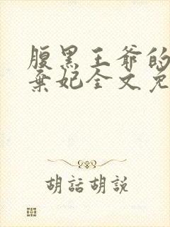 腹黑王爷的天价弃妃全文免费阅读