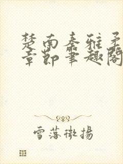 楚南秦雅柔最新章节笔趣阁