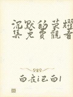 沉默的荣耀40集免费观看全集视频播放