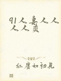 91人妻人人插人人爽封面