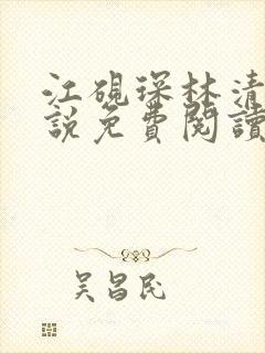 江砚琛林清浅小说免费阅读