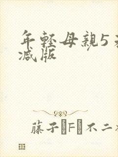 年轻母亲5未删减版