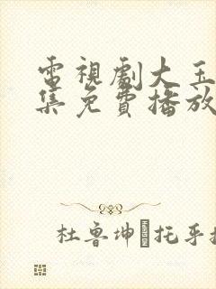 电视剧大玉儿全集免费播放